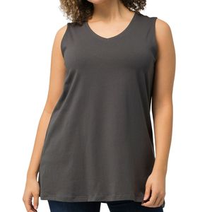 Débardeur Femme Grande Taille Luxe Surdimensionné 100% Coton Respirant Anti-boulochage Tricoté avec Logo Personnalisé - Product Image 1