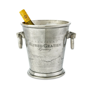 ถังน้ำแข็งทองแดงตีขึ้นรูปด้วยมือ ทนทาน พร้อมซับในสแตนเลส ดีไซน์หรูหรา ป้องกันการเกิดคราบ สำหรับแช่แชมเปญและไวน์ เหมาะสำหรับบาร์ในบ้าน - Product Image 2