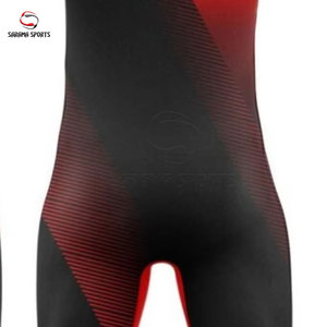 Traje de Lucha Libre Profesional para Hombre, Singlet de Poliéster y Spandex para Competencia, Singlets Juveniles de Lucha Libre con Logotipo Personalizado - Product Image 6