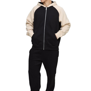 Ensemble de survêtement pour homme avec logo personnalisé, veste zippée et pantalon pour la salle de sport et les activités de plein air, meilleure qualité - Product Image 1
