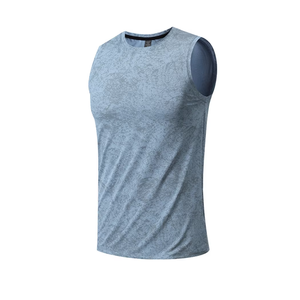Camiseta sin Mangas de Secado Rápido para Hombre con Logotipo Personalizado OEM, Ropa Deportiva Ligera, Transpirable y Moderna - Product Image 4