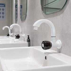 Smart PTMT Taps Series 1007 Classic White Finish Rust Proof Lightweight Durable Plastic Faucet 5-Year Warranty Modern - Product Image 2