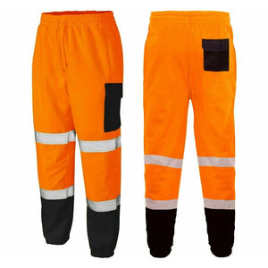 Pantalones de Trabajo Ligeros de Algodón con Tiras Reflectantes de Alta Visibilidad, Transpirables, para Exteriores - Product Image 4