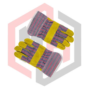 Gants de travail en cuir avec paume en cuir, antistatiques, sans silicone, pour le jardinage – Doux, flexibles, respirants, durables et confortables - Product Image 4