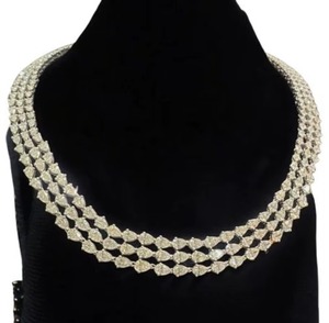 Collar con Colgante de Moissanita Elegante, Fabricado en India por ZAWO, Joyería Fina de Lujo Unisex, Oro de 14K, Disponible para Fiestas, Directo de Fábrica - Product Image 3