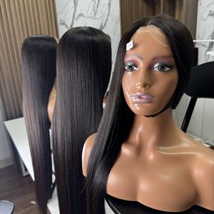 Luxury Vietnamese Human Hair <b>Wigs</b> Extensions Best Wholesale Price <b>Black</b> <b>Long</b> Bone Straight Trendy Products - Product Image 5
