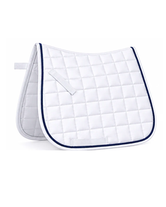Tapis de selle équestre matelassé carré de haute qualité avec logo personnalisé d'usine OEM pour le saut d'obstacles et l'équitation de dressage - Product Image 1