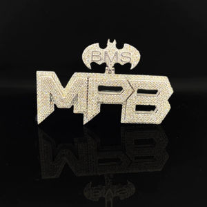 Custom 925 <b>Silver</b> Moissanite Letter <b>Charm</b> Pendant Iced Out Hip Hop Jewelry Name Initial Party Gift - Product Image 1