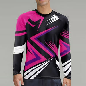 Camiseta de Manga Larga para Hombre, Corte Regular, Ligera, 220 Gramos, Transpirable, Ecológica, Diseño de Impresión por Sublimación - Product Image 3