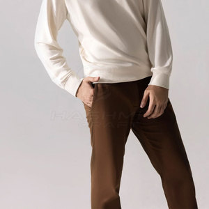 กางเกงชิโน่สำหรับผู้ชายยุคใหม่ สวมใส่ได้ทุกวัน ทรงเข้ารูป ผ้าเนื้อยืด สวมใส่สบาย ทันสมัย เหมาะสำหรับใส่ทำงานหรือลำลอง - Product Image 3