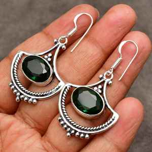 ต่างหูเพอริดอททำมือ เงินแท้ 925 เครื่องประดับพลอย ต่างหูห้อย น้ำหนักเบา ของขวัญสำหรับผู้หญิงและเด็กผู้หญิง - Product Image 6