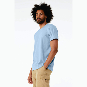 T-shirts légers pour hommes de qualité supérieure, 100% coton, toile unie, séchage rapide, respirant, impression de logo personnalisée, streetwear, OEM - Product Image 2