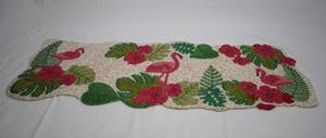 Luxury <b>Beaded</b> Non-Slip Durable Handmade Customized Design MS Handicraft Table <b>Placemat</b> - Product Image 1