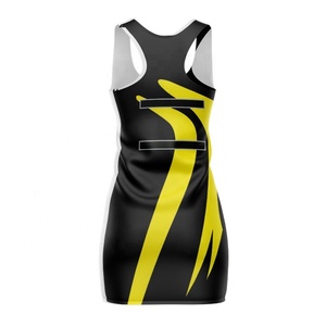 <b>Women's</b> Durable Plus Size Netball <b>Skort</b> Uniform Quick Dry Breathable 100% Polyester Sublimation Print Teamwear OEM Custom Dress - Product Image 6