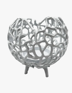 Aesthetic and premium quality Wholesale Modern White Coral Branch <b>Tealight</b> Candle Holder Home Decor Desktop Ornament - Product Image 1