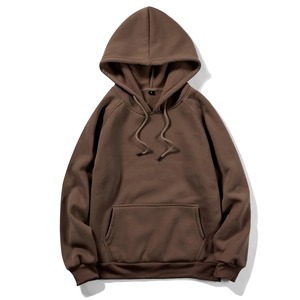 Sweat-shirt à capuche kaki pour homme, coupe classique, couleur unie, décontracté, en molleton tricoté, pour l'automne 2027 - Product Image 5