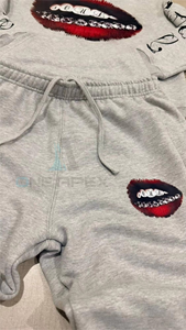 ชุดเซ็ตแทรคสูทสองชิ้นแบบสั่งทำพิเศษ ผ้าฟลีซคอตตอนหนา 80/20 กางเกงจ็อกเกอร์ทรงหลวมขากว้าง ชุดแทรคสูทโอเวอร์ไซส์พิมพ์ลาย - Product Image 3