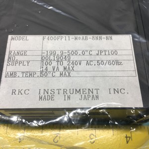 RKC F400FP11-M*AB-8NN-NN REX-F400 TEMPERATURE - Equipo y Piezas de Semiconductores de Confianza de Marca Global - Product Image 4