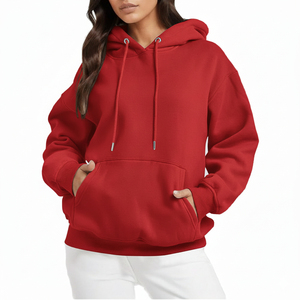 Women Oversized Printed Front Logo Hoodie High Quality OEM Service Soft Fleece Pullover Loose Fit Comfortable Winter 100% Cotton - Product Image 1