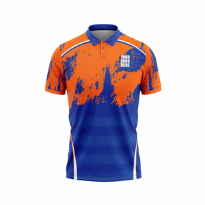 เสื้อทีมคริกเก็ตแบบกำหนดเอง ผ้าโพลีเอสเตอร์พรีเมียม แห้งเร็ว ผู้ผลิตชุดกีฬาคุณภาพสูง เสื้อคริกเก็ตพิมพ์ลายแบบซับลิเมชั่น - Product Image 3