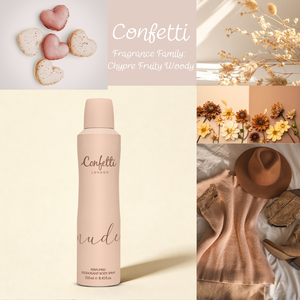 Spray corporel nude Confetti London 250ml, déodorant pour femmes - Product Image 4