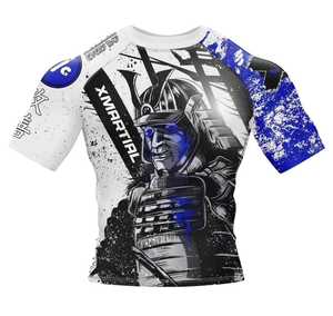 ผู้ผลิตเสื้อรัดกล้ามเนื้อ BJJ น้ำหนักเบา รับผลิตแบบ OEM ออกแบบเองได้ เสื้อรัดกล้ามเนื้อ MMA BJJ แขนยาวแบบแร็กแลน พร้อมโลโก้ของคุณ - Product Image 6