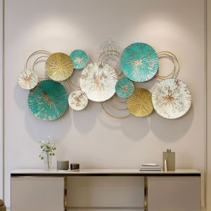 Décoration murale en fonte florale Art Déco de luxe, faite à la main, pour la maison, œuvres d'art murales suspendues en métal, artisanat Daood Sons Uttar - Product Image 2