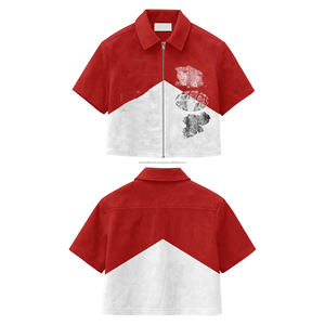 T-shirts personnalisés streetwear oversize en coton délavé, vintage, épais, avec strass, coupe carrée, graphiques, pour hommes - Product Image 1