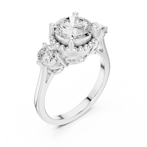 Joyas Shradhha Anillo de diseño de corazón abierto chapado en oro de 10K Regalo romántico para aniversario o Día de San Valentín - Product Image 6