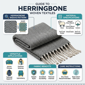Premium Herringbone Wave Cotton <b>Throw</b> <b>for</b> Home Decor Sofa <b>Bed</b> Travel and Wholesale Export Quality Supply Worldwide - Product Image 6