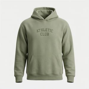 Sudadera Ligera Unisex para Fitness, Venta al por Mayor, Sudadera de Algodón para Invierno, Logotipo Bordado, Estilo Casual para Hombre, Color Personalizado - Product Image 1