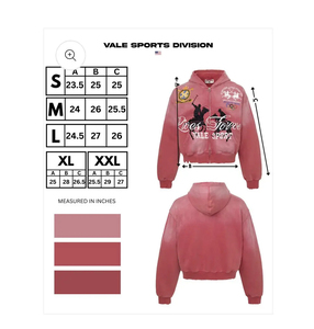 Sweat-shirt à capuche zippé Vale Sport, impression numérique, 100% coton, coupe ample, rouge, unisexe, polaire, design automne - Product Image 3