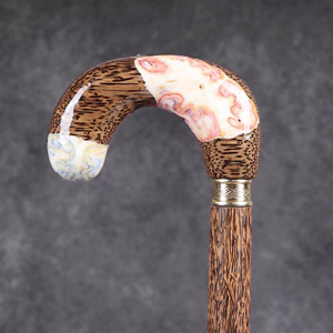 Bâton de marche en bois dur de qualité supérieure, canne de randonnée en bois naturel, fournisseur d'exportation, bâton de marche rustique en bois - Product Image 3