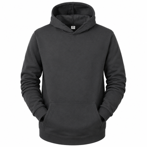 Sweat à capuche unisexe personnalisé vierge, doublé, respirant, imperméable, en polyester/coton, polaire d'hiver, broderie et impression OEM - Product Image 1