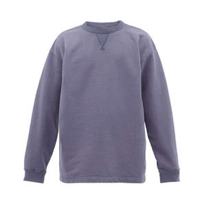 Sudadera de Cuello Redondo para Hombre, Corte Regular, Color Sólido, Tejido de Algodón, Estilo Casual para Otoño - Product Image 2