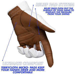 Gants de golf pour hommes en cuir Cabretta de haute qualité, durables, protégés contre les UV, personnalisables selon les normes internationales, fabrication directe - Product Image 6