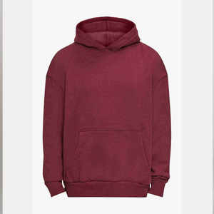 Custom Unisex 100% Cotton Heavy Hoodie High Quality Plain Winter Breathable <b>Pullover</b> <b>Men</b> Hoodie - Product Image 5