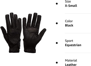 Gants en cuir pour hommes, gants de cyclisme isolés thermiquement pour l'hiver, fermeture à cordon, marron - Product Image 2