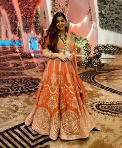 Vestido Lehenga Dupatta de Georgette con Lentejuelas Bordadas de Primera Calidad, Diseño de Moda, para Bodas, Diwali y Fiestas - Product Image 3