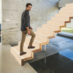900x300mm & 900x200mm Polished Beige Porcelain Step Riser <b>Tiles</b> - 10mm Durable Stair Treads For Hospitals & Projects - Product Image 1