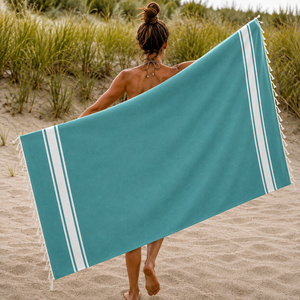 Toalla Fouta 100% Algodón a Rayas, Ecológica, Duradera, de Secado Rápido, Teñida con Hilo de Lujo, Fabricante Indio al Mejor Precio - Product Image 5