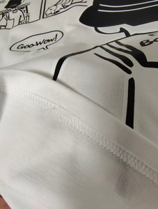 T-shirt décontracté pour homme en jersey 100% coton, poids lourd, coupe ample, imprimé DTG, avec des caractéristiques de séchage rapide et respirant pour l'été - Product Image 4