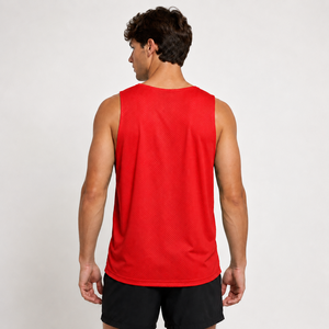 เสื้อกล้ามตาข่ายผู้ชายแบรนด์ส่วนตัวรุ่นใหม่ปี 2026 คอวี ระบายอากาศได้ดี เหมาะสำหรับเล่นบาสเกตบอล ชุดกีฬาฤดูร้อน - Product Image 3