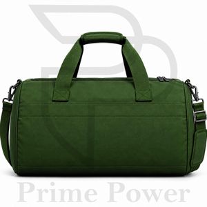 Sac de sport Prime Power Green Duffle Bag 20-36L, résistant à l'eau, en tissu Oxford, plusieurs compartiments, poche utilitaire, pour la gym, les voyages - Product Image 4
