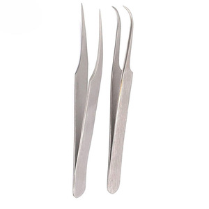 Pinzas con Punta Curva y Forma Especial 2026 para Extensiones de Pestañas, Juego de Pinzas de Precisión de Acero Inoxidable - Product Image 3