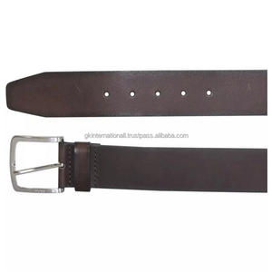 Cinturones Casuales de Cuero para Hombre, Hechos a Medida, de Cuero Genuino Marrón, Hechos en India, Pedido al por Mayor - Product Image 6