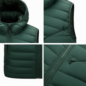 Trending Mens Sleeveless Puffer Vest Hot Breathable Winter <b>Jacket</b> with Custom Size and Color Premium Quality Pocket Decoration - Product Image 5