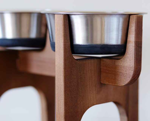 Comedero Elevado para Perros con Diseño Único y Base de Madera Resistente, para Perros Grandes y Pequeños, Estilo Ecológico y Novedoso, Tamaño Personalizable - Product Image 4