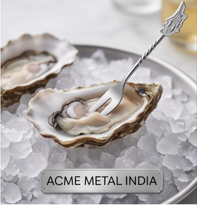 Ensemble de fourchettes à cocktail en acier inoxydable avec motif gaufré élégant, parfait pour les restaurants, les fêtes et les mariages - Product Image 5
