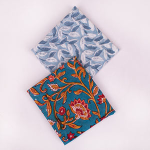 Pañuelo Étnico Multicolor de Algodón Estampado a Mano, Ecológico, Transpirable, para las Cuatro Estaciones, Craftjaipur, Cómodo para la Cara de Mujer - Product Image 4